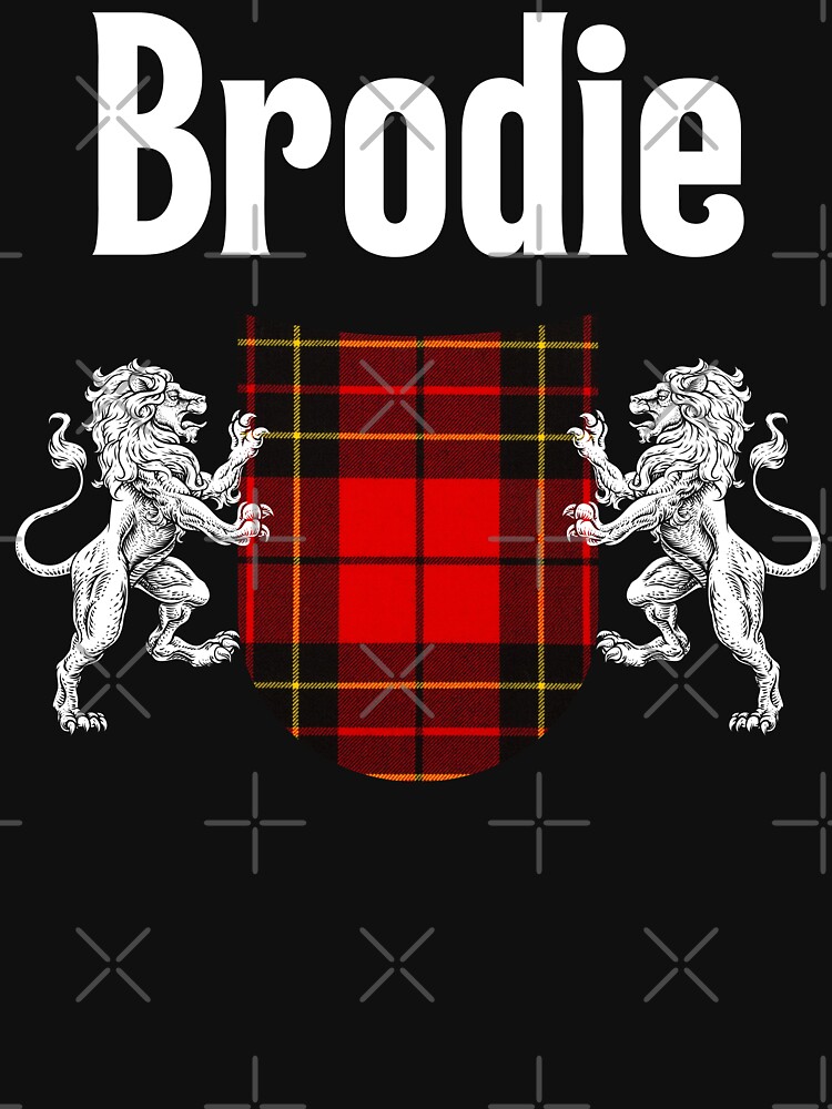 Brodie Clan Scottish Name Coat Of Arms Tartan Essential T Shirt