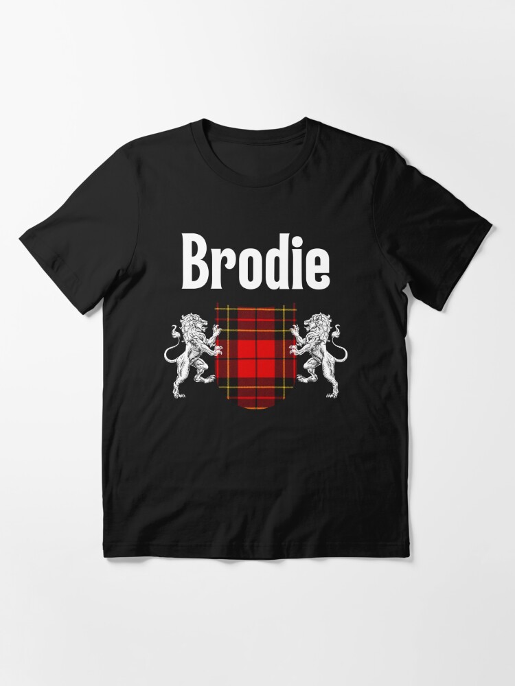 Brodie Clan Scottish Name Coat Of Arms Tartan Essential T Shirt