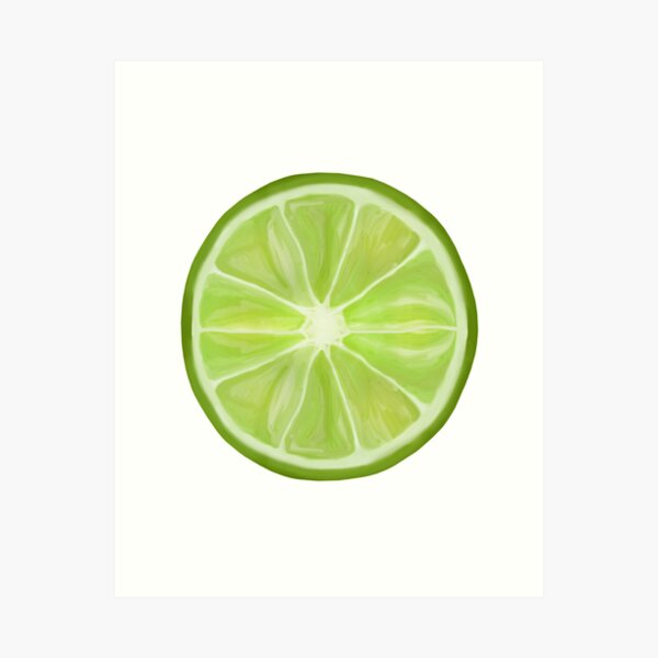 Item preview, Green Lime Citrus Circle Slice designed and sold by Deborah Camp.