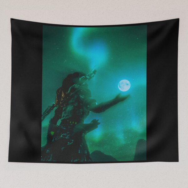 Item preview, Aloy holding the moon  | Horizon Zero Dawn Inspired | Wall Art Home Decor | HECKINFAROUT  designed and sold by Two Otters Co.