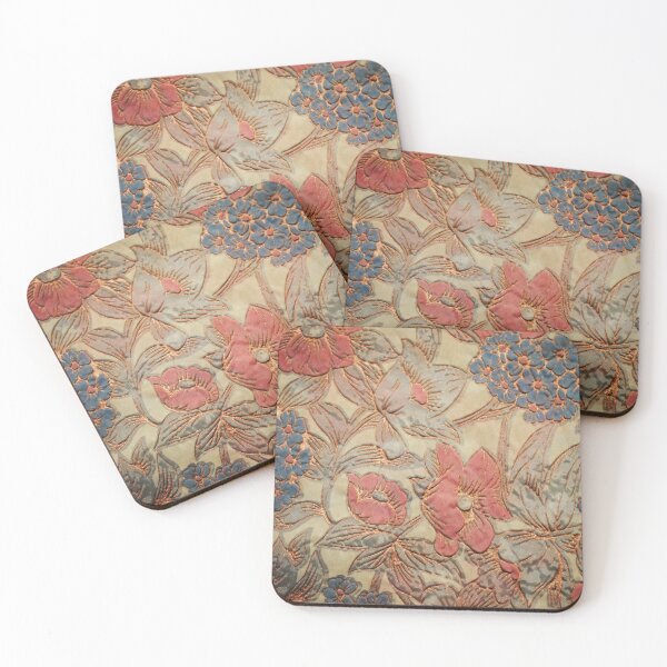 Item preview, Floral Relief Design On A Bed Cover designed and sold by rayscollection.
