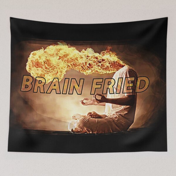 Item preview, BRAIN FRIED designed and sold by THE AMERICAN TEEVANGELIST.
