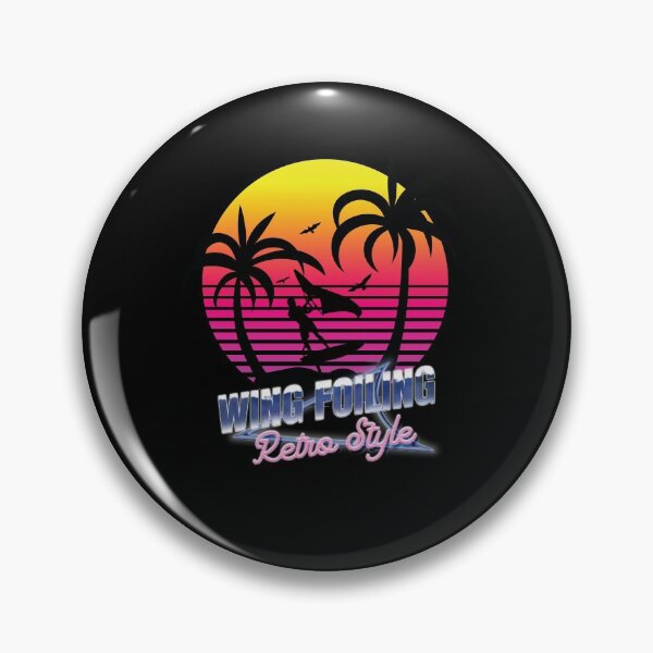 Item preview, Wing Foiling Retro Style designed and sold by Grimbart.