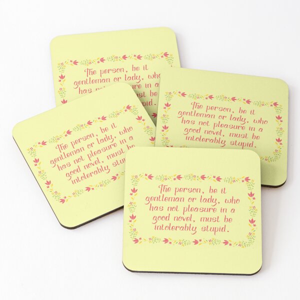 Item preview, Jane Austen Quote - Northanger Abbey designed and sold by EagleFang101.
