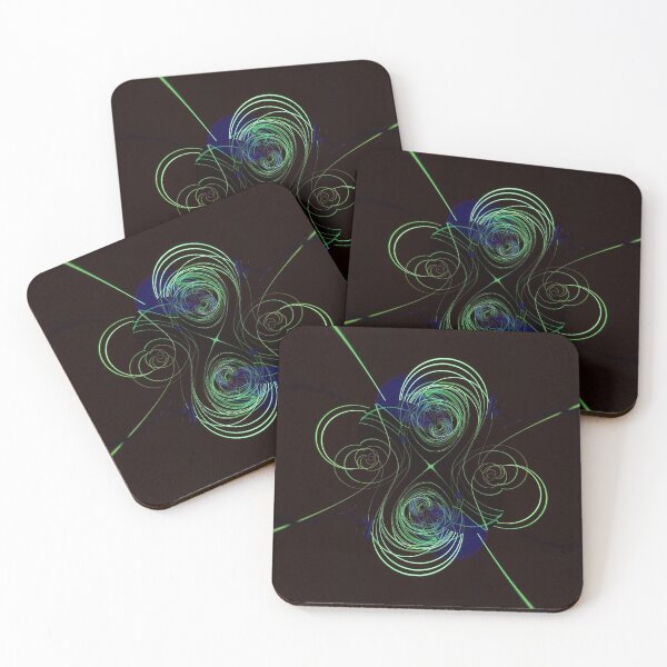 Item preview, Elegant Abstract in Black, Blue and Green designed and sold by Gerda Grice Photography.