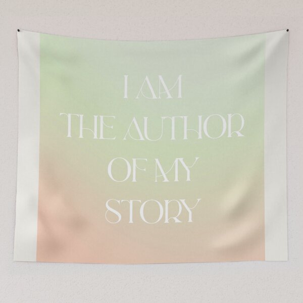 Item preview, I Am The Author Of My Story - Affirmation designed and sold by BohomadicStudio.
