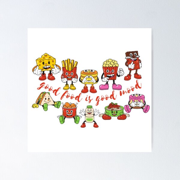 Item preview, good food is good mood designed and sold by Takwaby.