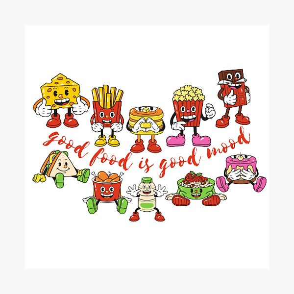 Item preview, good food is good mood designed and sold by Takwaby.