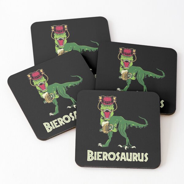 Artikelvorschau, Bierosaurus mit Bierglas, Trinkhelm, Bier, Bierliebhaber Dino Design entworfen und verkauft von brunsch-print.