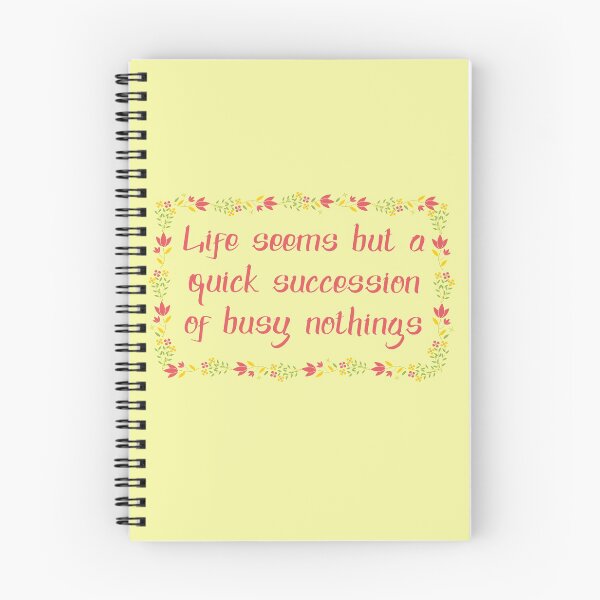 Item preview, Jane Austen Quote - Mansfield Park, busy nothings designed and sold by EagleFang101.