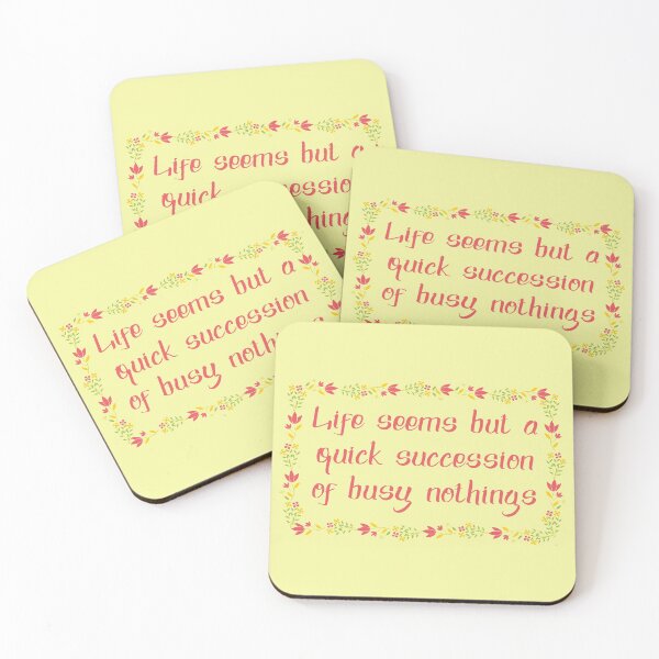 Item preview, Jane Austen Quote - Mansfield Park, busy nothings designed and sold by EagleFang101.