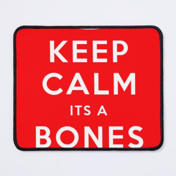 Item preview, keep calm its a bones day funny tiktok trend noodle pug bones day- keep calm and carry on red designed and sold by emcazalet.