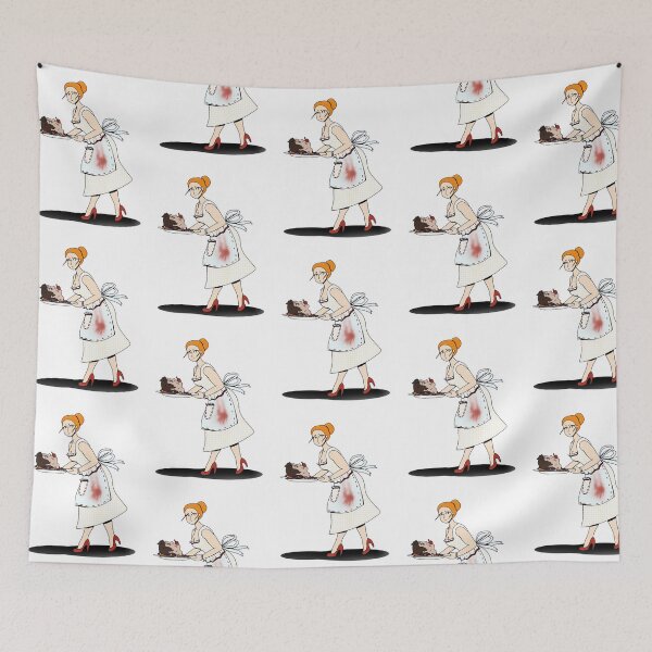 Item preview, Killer Housewife Illustration  designed and sold by omnishamblesart.