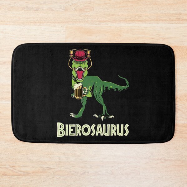 Item preview, Bierosaurus with beer glass, drinking helmet, beer, beer lover Dino design designed and sold by brunsch-print.