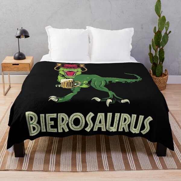 Item preview, Bierosaurus with beer glass, drinking helmet, beer, beer lover Dino design designed and sold by brunsch-print.