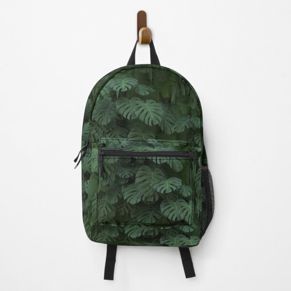 Item preview, 3d exotic green leaves of monstera and fern background designed and sold by AlinaGil.