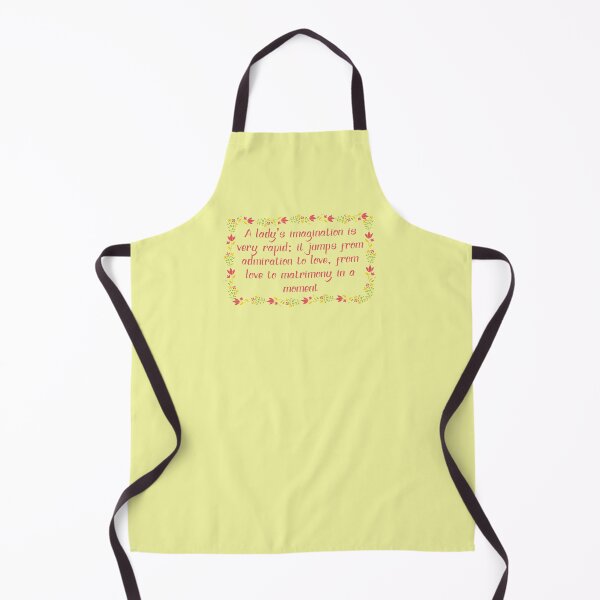 Item preview, Jane Austen Quote - Pride and Prejudice, A lady's imagination designed and sold by EagleFang101.