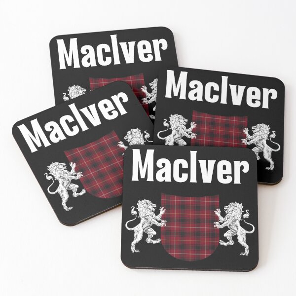 Item preview, MacIver Clan Scottish Name Coat Of Arms Tartan designed and sold by RosiesSticks.