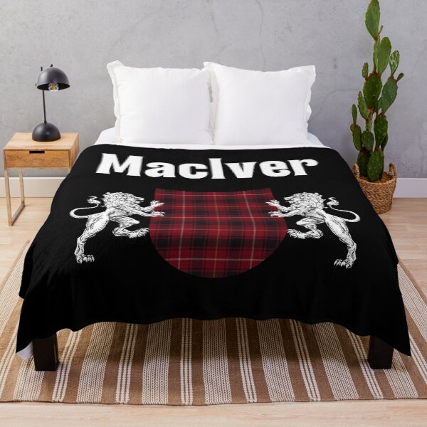 Item preview, MacIver Clan Scottish Name Coat Of Arms Tartan designed and sold by RosiesSticks.