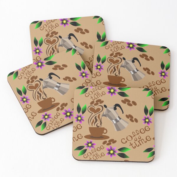 Item preview,  Seamless, endless pattern -Coffee time. designed and sold by Natalya Alexandrou.