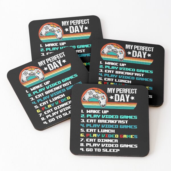 Item preview, My Perfect Day playing Video Games for Gamer designed and sold by Trenddesigns24.