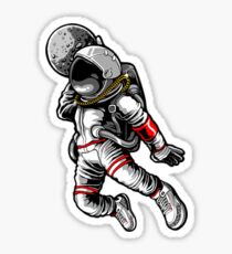Astronout jam Sticker