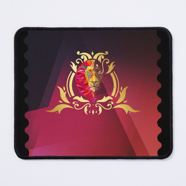 Item preview, Artistic red jungle lion designed and sold by SKMAXX.