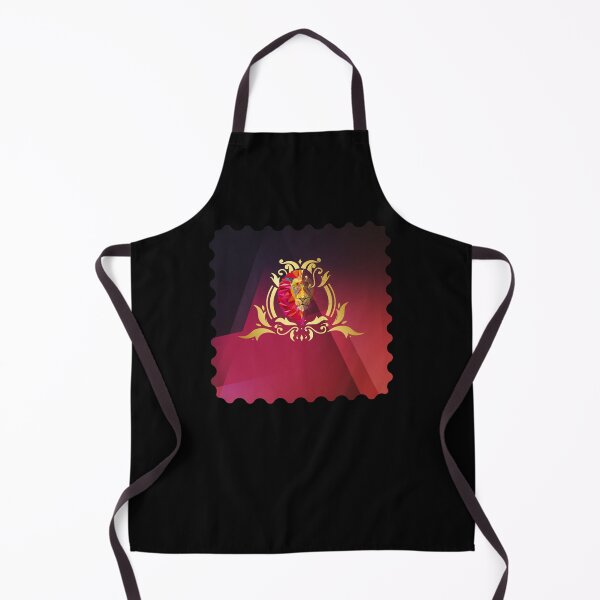 Item preview, Artistic red jungle lion designed and sold by SKMAXX.