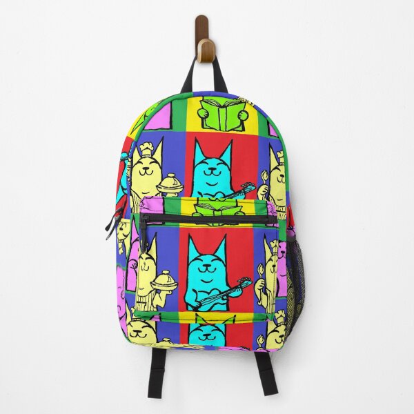 Item preview, Cats kittens cook guitar book pop by LowEndGraphics designed and sold by LowEndGraphics.