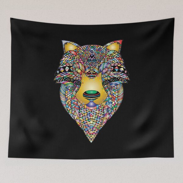 Item preview, Psychedelic Wolf designed and sold by StephenMollie.