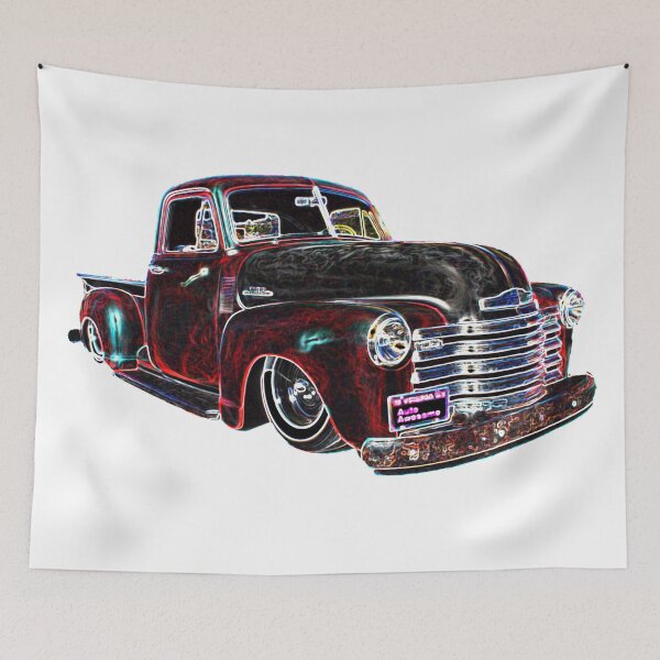 Item preview, 1953 Rust Pickup Truck designed and sold by AutoAwesome.