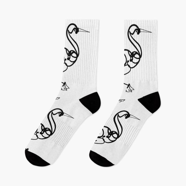 Item preview, Heron Typography black on white designed and sold by boozkova-vorona.