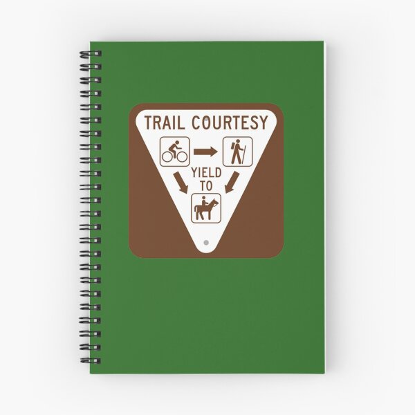 Item preview, Trail Courtesy designed and sold by Broken Antler Designs .
