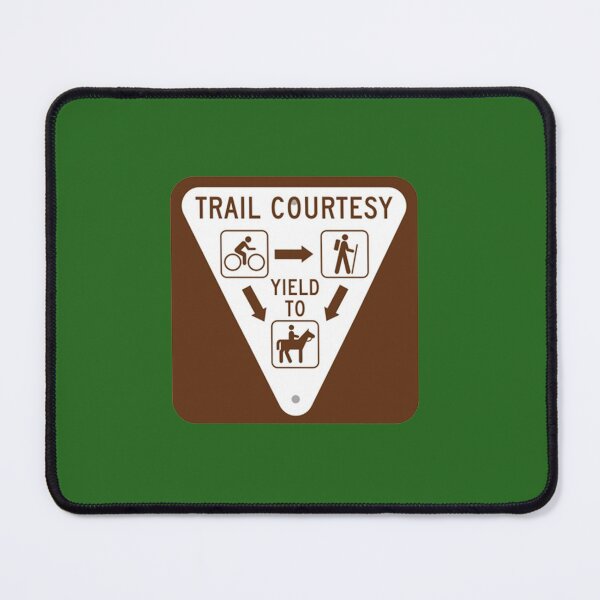 Item preview, Trail Courtesy designed and sold by Broken Antler Designs .