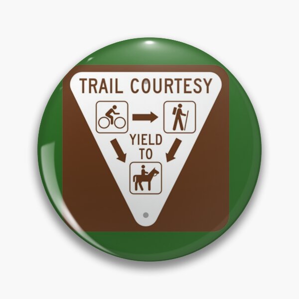Item preview, Trail Courtesy designed and sold by Broken Antler Designs .