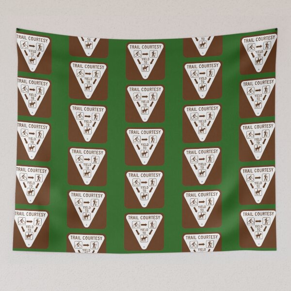 Item preview, Trail Courtesy designed and sold by Broken Antler Designs .