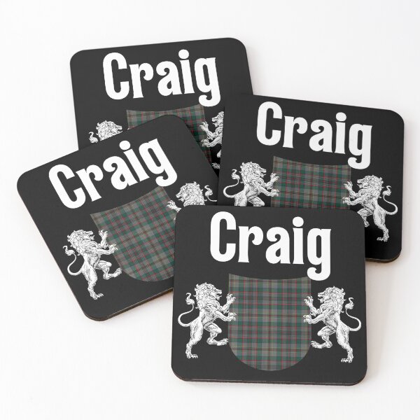Item preview, Craig Clan Scottish Name Coat Of Arms Tartan designed and sold by RosiesSticks.