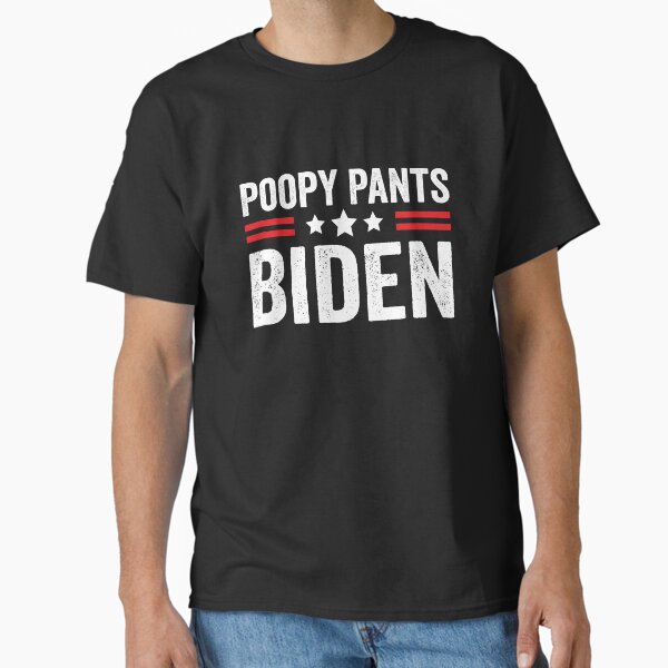 Vista previa del artículo con la obra «Pantalones Poopy Biden», diseñado y vendido por designstoretess.