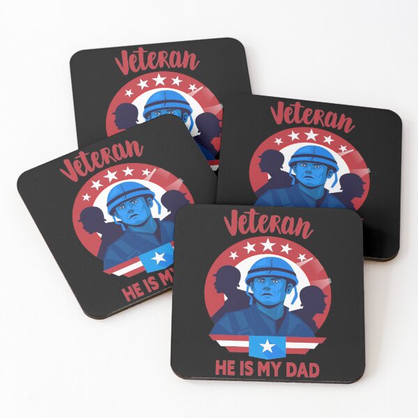 Item preview, Veteran He Is My DAD - Patriotic gift for Veterans Day, designed and sold by SweetbeStore.