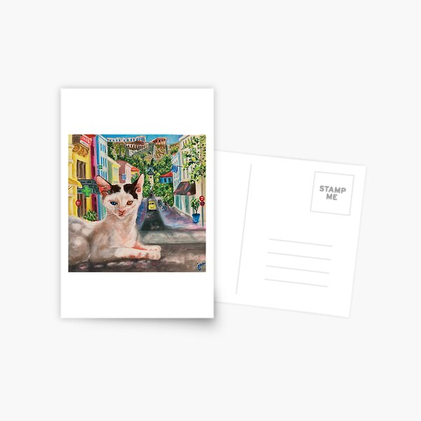 City Kitty-ATHENS Postcard