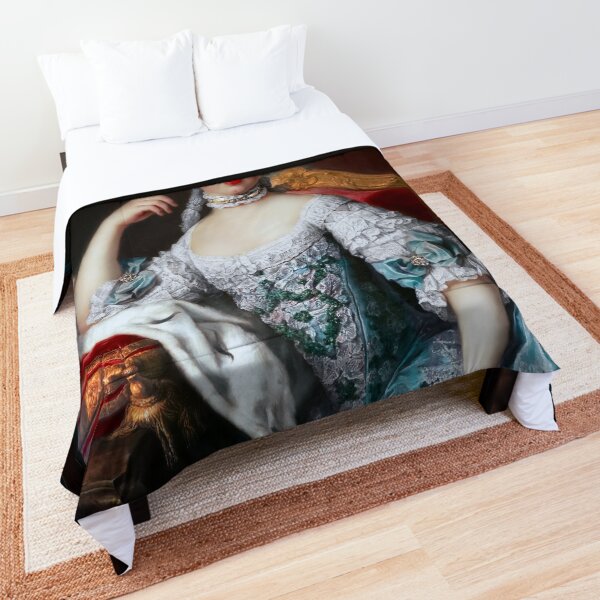 Portrait Of Marie Antoinette of Austria by Martin van Meytens Old Masters Xzendor7 Classical Art Reproductions Comforter