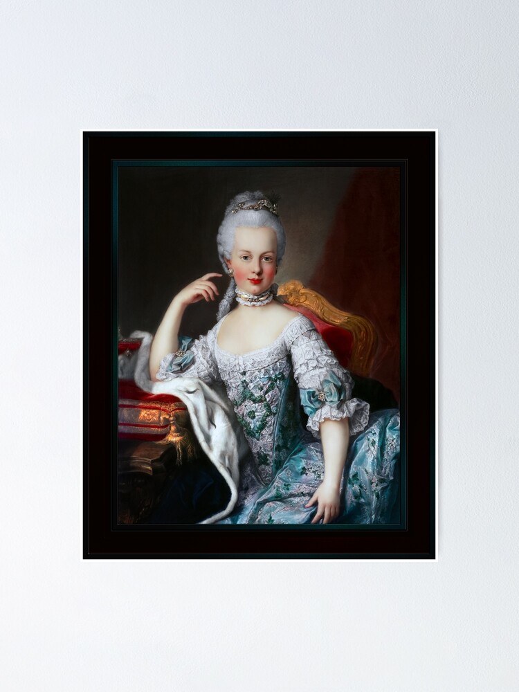 Portrait Of Marie Antoinette of Austria by Martin van Meytens