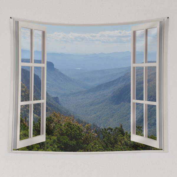 Item preview, Appalachian Mountain Gorge Window View designed and sold by mbarimo7.