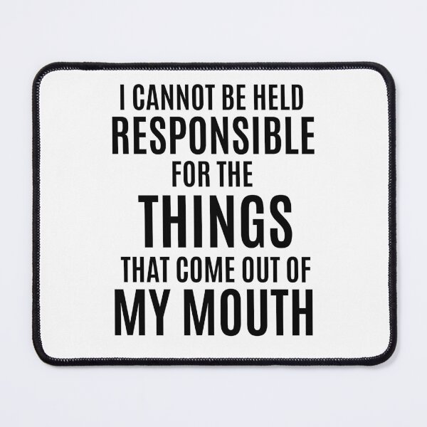 Item preview, That 70s' Show Inspired "I Cannot Be Held Responsible" designed and sold by mulberrydragon.