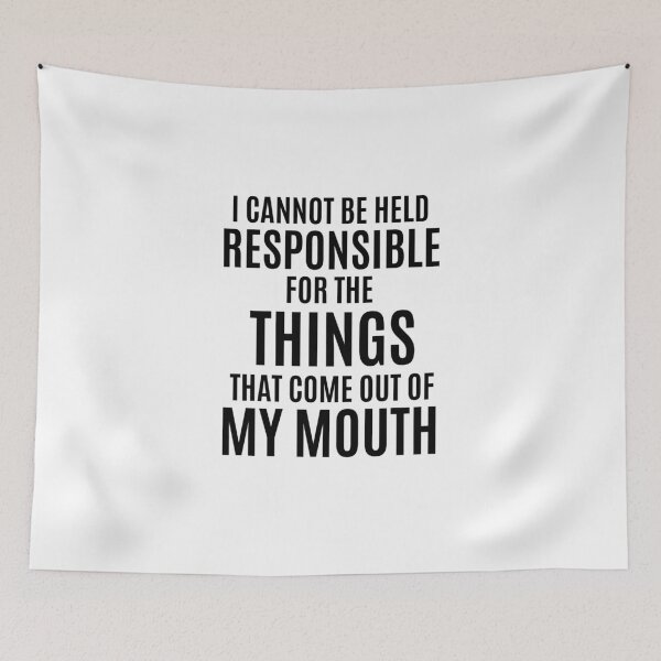 Item preview, That 70s' Show Inspired "I Cannot Be Held Responsible" designed and sold by mulberrydragon.