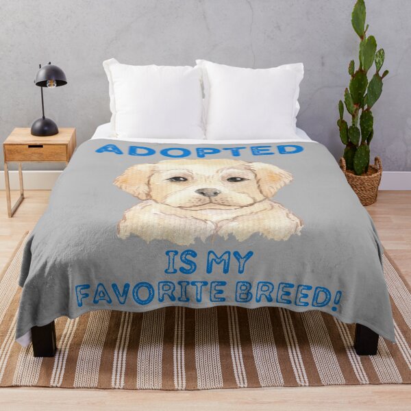 Item preview, Adopted is My Favorite Breed, cute Dog Design designed and sold by Constant Readers.