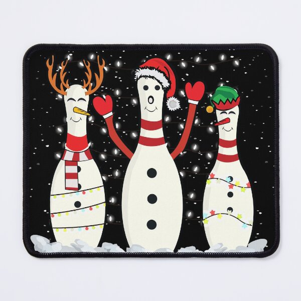 Artikelvorschau, Bowling Weihnachtskostüm Lichter Rentier Weihnachtsmann Team Lustiges Geschenk entworfen und verkauft von PrinChic!.