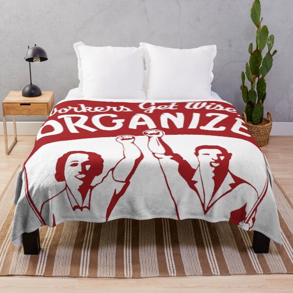 Item preview, Workers Get Wise! Organize! - Labor Union, Solidarity, Leftist, Socialist designed and sold by SpaceDogLaika.