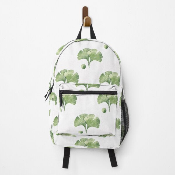 Item preview, Green ginkgo leaves pattern. Botanical illustration. designed and sold by helga-wigandt.