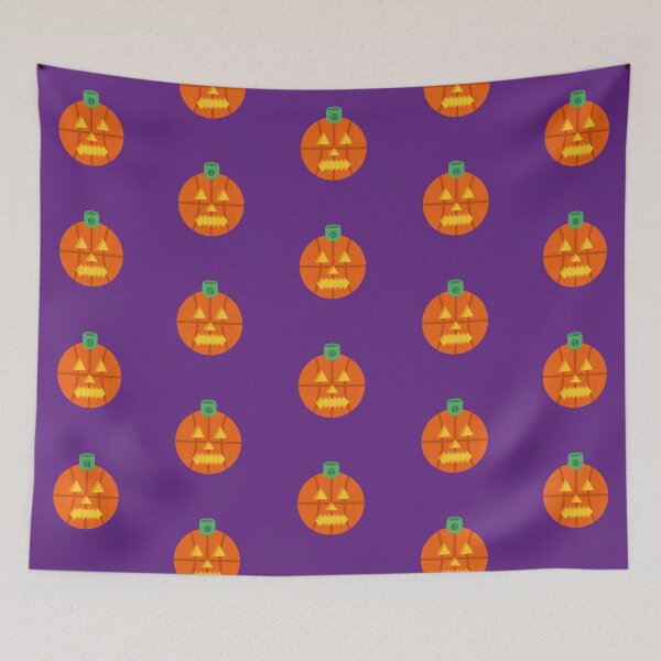 Item preview, Basketball Jack-o-lantern  designed and sold by HappyDayDoodles.